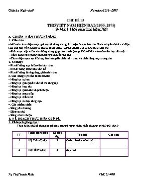 Giáo án Ngữ văn lớp 9 - Năm học 2016-2017 - Tạ Thị Thanh Xuân